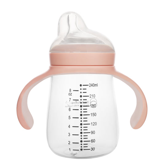🍼 MummyRoo™ 240ml PP Baby Bottle with Handles