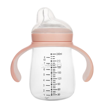 🍼 MummyRoo™ 240ml PP Baby Bottle with Handles